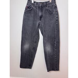 Bugle Boy Vintage Boys Jeans Black Sz 10 USA made Straight Leg